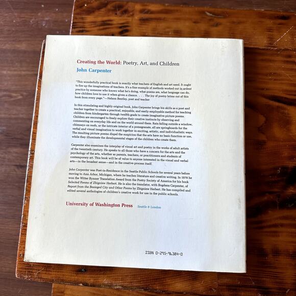 Vintage 1986 Creating The World: Poetry, Art And Children Paperback Book - Picture 9 of 10